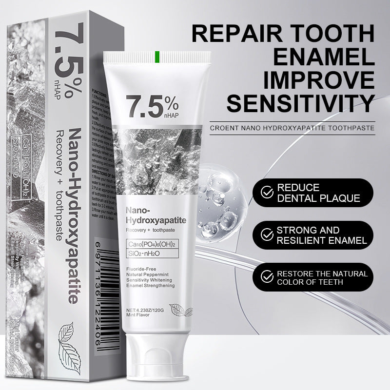 🔥Ends Tonight: Get 60% OFF Before It’s Gone!🎁 Fluoride-Free Hydroxyapatite Toothpaste – Gentle Whitening & Enamel Strength for Sensitive Teeth