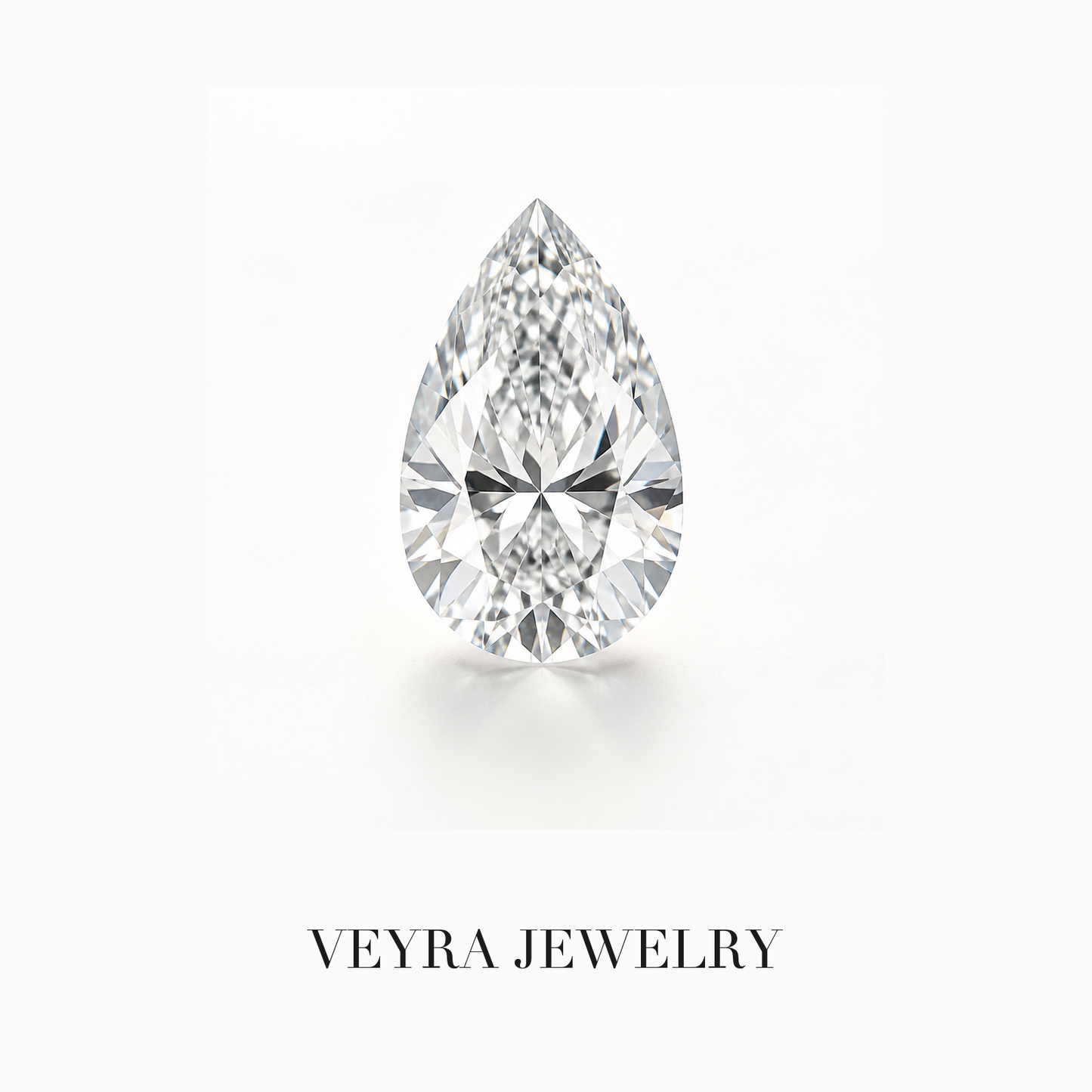 Pear Cut D Color VVS Loose Moissanite Stone – Luxury Diamond Alternative