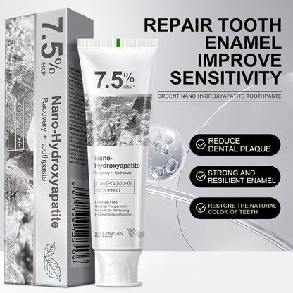 🔥Ends Tonight: Get 60% OFF Before It’s Gone!🎁 Fluoride-Free Hydroxyapatite Toothpaste – Gentle Whitening & Enamel Strength for Sensitive Teeth