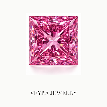 Princess Cut D Color VVS Loose Moissanite Stone – Luxury Diamond Alternative