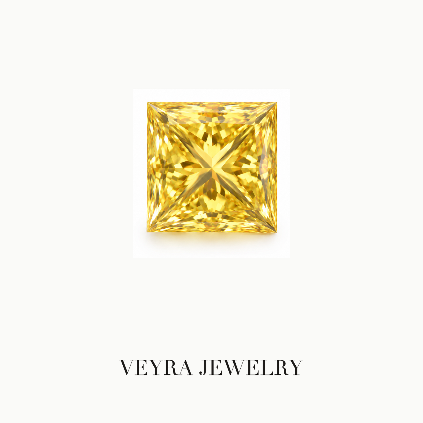 Princess Cut D Color VVS Loose Moissanite Stone – Luxury Diamond Alternative