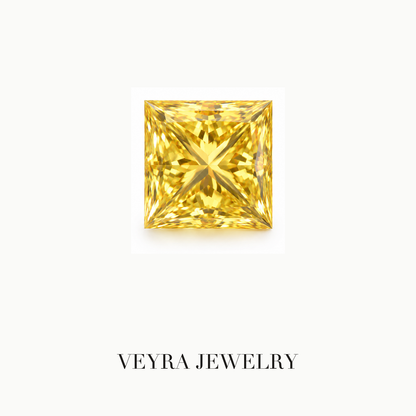 Princess Cut D Color VVS Loose Moissanite Stone – Luxury Diamond Alternative
