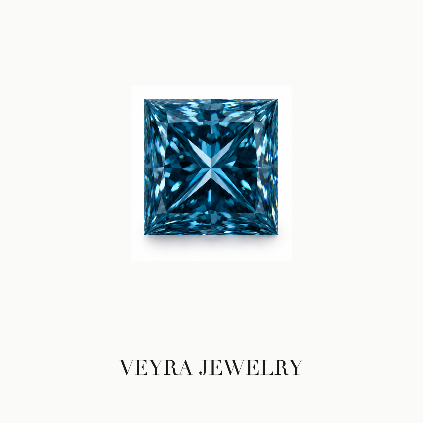 Princess Cut D Color VVS Loose Moissanite Stone – Luxury Diamond Alternative