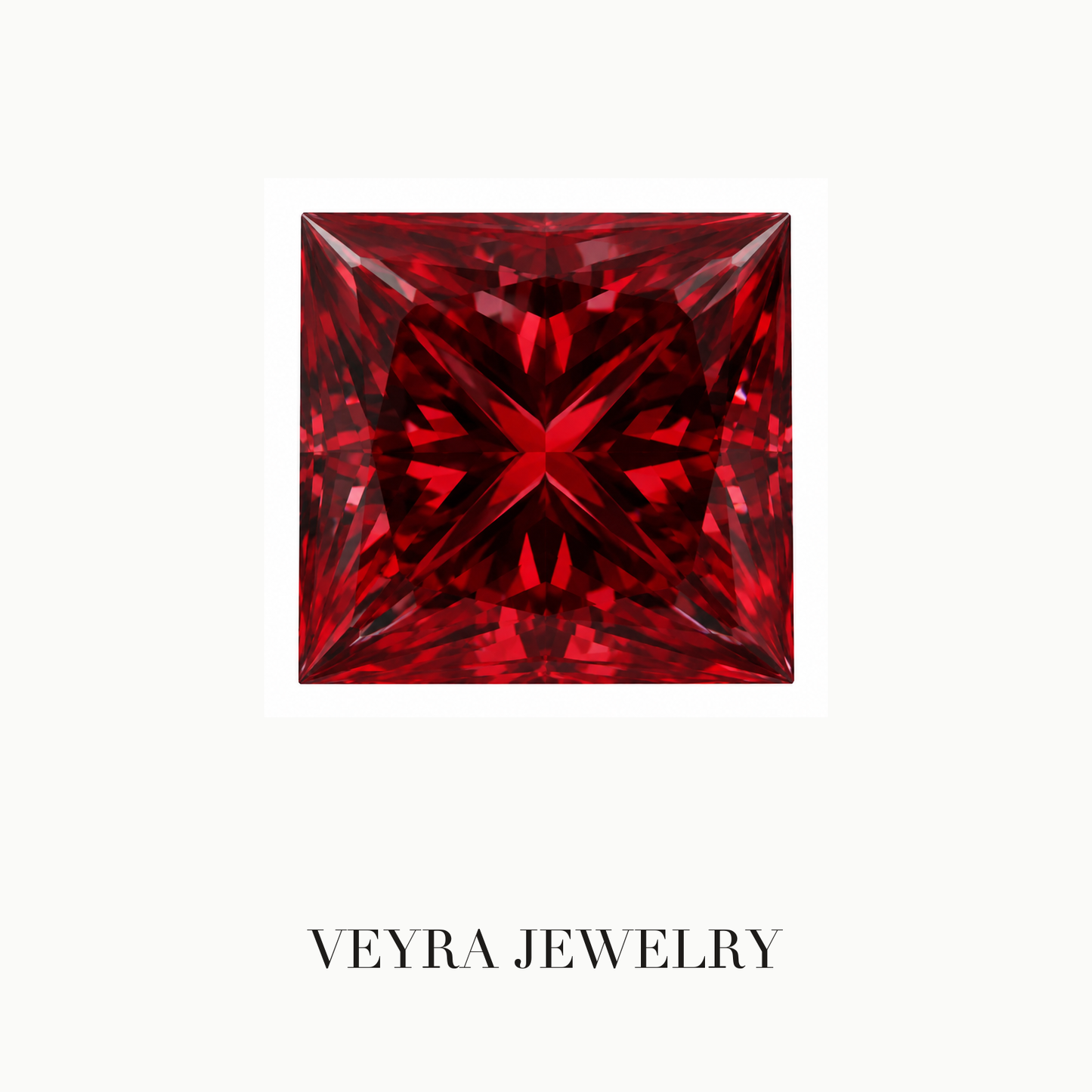 Princess Cut D Color VVS Loose Moissanite Stone – Luxury Diamond Alternative