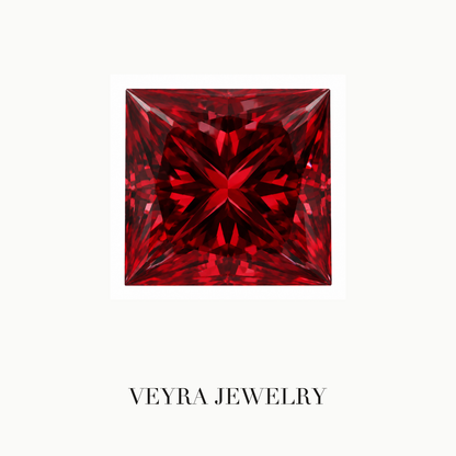 Princess Cut D Color VVS Loose Moissanite Stone – Luxury Diamond Alternative