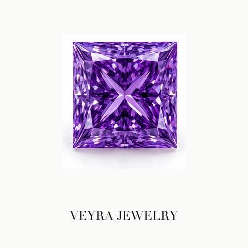 Princess Cut D Color VVS Loose Moissanite Stone – Luxury Diamond Alternative