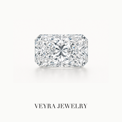 Radiant Cut D Color VVS Loose Moissanite Stone – Luxury Diamond Alternative