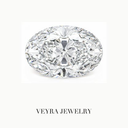 Oval Cut D Color VVS Loose Moissanite Stone – Luxury Diamond Alternative
