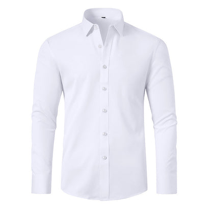 🎄LAST DAY SALE 49% OFF🎅 Dress Shirts 16-Way Stretch Slim Fit Long Sleeve Button Down Shirts Wrinkle Free Traveler Shirts