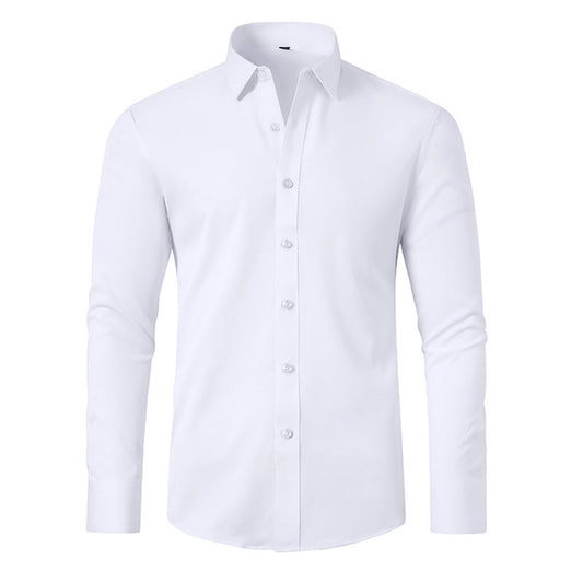 🎄LAST DAY SALE 49% OFF🎅 Dress Shirts 16-Way Stretch Slim Fit Long Sleeve Button Down Shirts Wrinkle Free Traveler Shirts