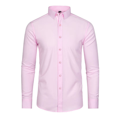 🎄LAST DAY SALE 49% OFF🎅 Dress Shirts 16-Way Stretch Slim Fit Long Sleeve Button Down Shirts Wrinkle Free Traveler Shirts