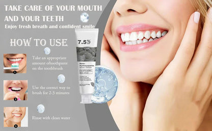 🔥Ends Tonight: Get 60% OFF Before It’s Gone!🎁 Fluoride-Free Hydroxyapatite Toothpaste – Gentle Whitening & Enamel Strength for Sensitive Teeth